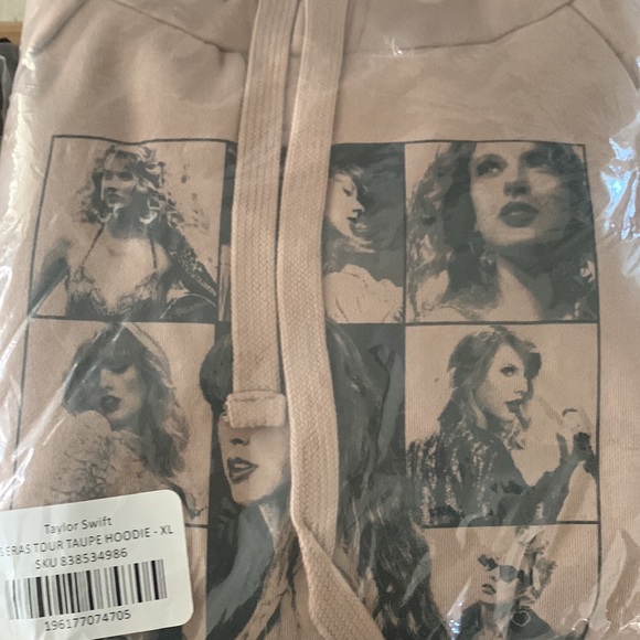 NEW Taylor Swift The Eras Tour Taupe Hoodie MULTIPLE SIZES - Picture 9 of 9